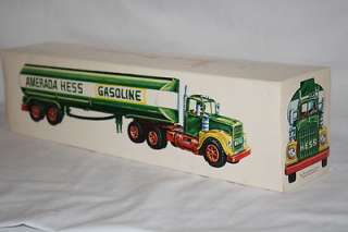   1969 Hess Amerada Gasoline Toy Truck Tank Trailer in Box Excellent