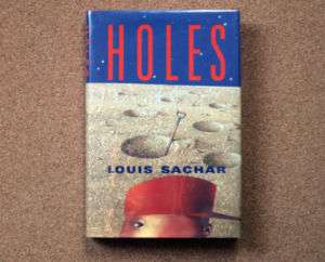 Book Holes by Louis Sachar [1st/1st printing, SIGNED]  