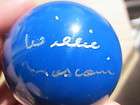Willie Mosconi single signed Billiards Pool 2 Ball PSA/DNA autographed