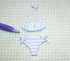 Miniature Bikini, Lavender Seersucker w/Bows DOLLHOUSE