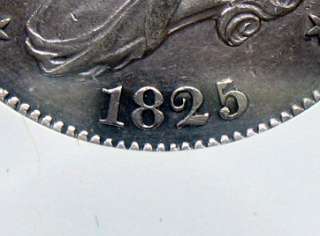 1825 Capped Bust Quarter Dollar NGC XF Details  