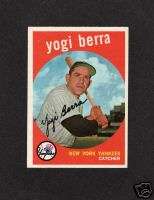 1959 Topps #180 Yogi Berra NY YANKEES BLAZER   