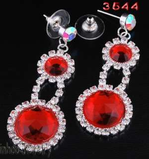 free Y30254 mix color bridal necklace earring 6sets round acrylic 