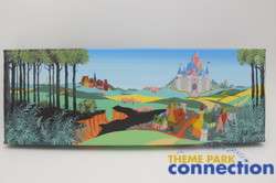 Disney LE 1 Art Sample Prototype Disneyland Castle Event Giclee Canvas 