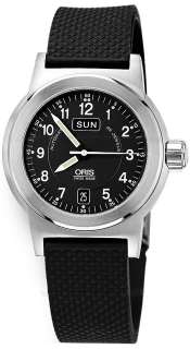NEW GENUINE MENS ORIS BC3 DAY / DATE AUTOMATIC WATCH 63575004164RS 