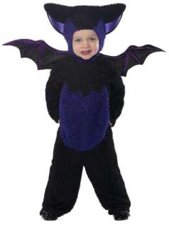 Flauschiges HALLOWEEN Kinder Fledermaus Vampir Kostüm  
