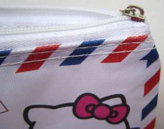 Hello Kitty Envelope Pen Case Cosmetic Makeup Bag Purse  