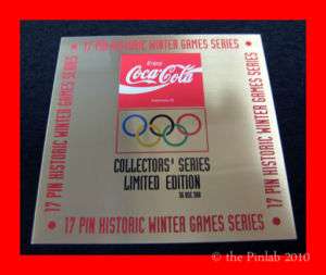 OFFICIAL COCA COLA® OLYMPIC GAME PINS™ COLLECTOR PLATES  