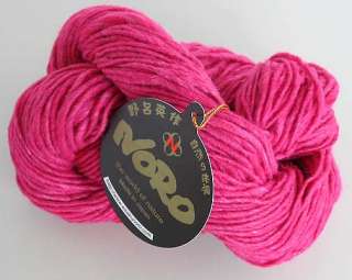 Noro Cash Iroha #102 Yarn Silk Cashm   10sk Hot Pink  