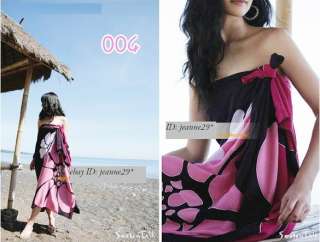 swimsuit bikinis Beachwear Sarong colorful Cover Up Wrap Scarf size 