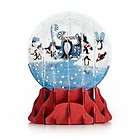   Pop Up Snow Globe Penquins Christmas Holiday Winter Greeting Cards
