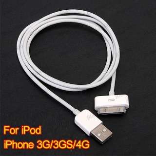 USB Data Sync Cable Charger For iPhone 4S 4 3GS 3G iPod Touch 4 Nano 