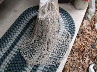 Nice Vintage Hanging Fish Net Nautical Decor 45 X 40  