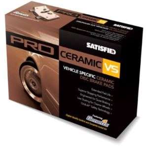 Satisfied Pro PR890 C Ceramic Disc Brake Pads Gridlock  