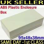 Black ABS Plastic Enclosure Small Project Box For Electronic Circuits 