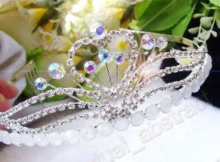 wholesale tiara wedding 12crown veil Swarovski free  