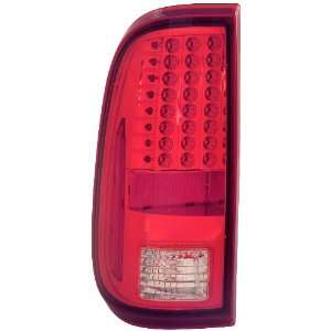 Anzo USA 311050 Ford Super Duty Red/Clear LED Tail Light Assembly 