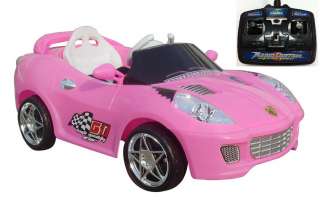   NEW 6V ELECTRIC BATTERY TOY in BLACK,PINK,RED w/REMOTE CONTROL  