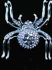 Halloween Black Widow Tarantula Spider WEB Pin Brooch