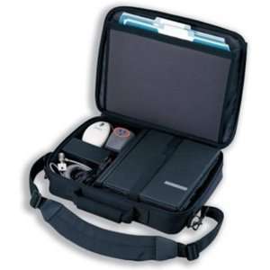 Portable Laptop Case,Ballistic Nylon,16 1/2x3 1/2x14,Black, Sold as 1 
