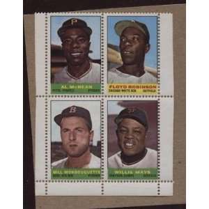  1964 Bazooka Baseball 4 Stamp Panel EX+   Sports 