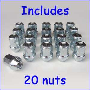 Includes 20 brand new wheel nuts Ideal for use with original or after 