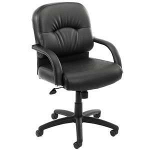   Boss Office Products Mid Back Caressoft Chair with Knee Tilt Office