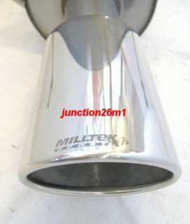BRAND NEW MILLTEK STAINLESS STEEL TURBO BACK NON RESONATED EXHAUST TO 