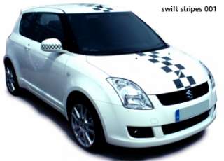   Suzuki Swift racing stripes stickers OTT 002