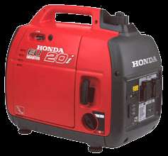 Honda EU20i silent suitcase portable generator.