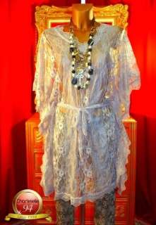   robe tunique pancho cape dentelle 2012 SANDRA 38 à 50