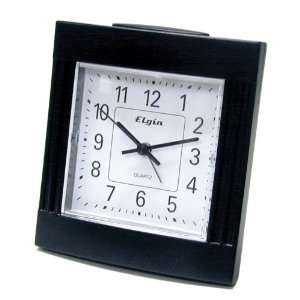  Elgin Black Square QA Clock