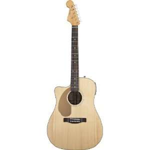 Handed Dreadnought Cutaway Acoustic Electric Guitar Bundle with Fender 