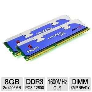  Kingston 8GB (2 x 4GB) HyperX DDR3 Memory K Bundle 