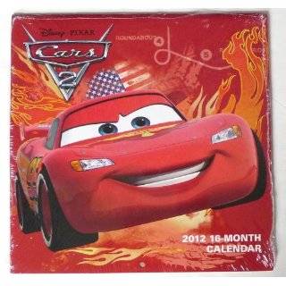 Disney Pixar Cars 2 2012 16 Month Wall Calendar