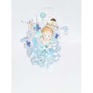 Baby Shower Floral Corsage Baby Boy (Blue #2) Everything 