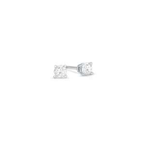  ZALES Diamond Solitaire Stud Earrings in 14K White Gold 1 
