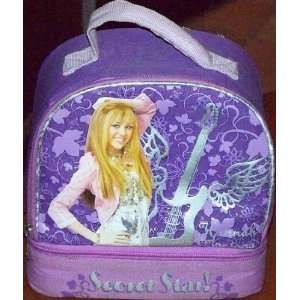 Disney Hannah Montana Secret Star Lunch Bag   Purple  