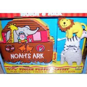   NOAHS ARK Finger Puppet Soft Book Play Theater Playset Toys & Games