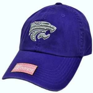   Purple Gray Silver Rhinestones Womens Ladies Cap Hat Sports