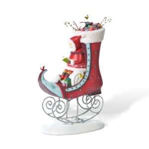  Department 56 Whimzily Christmas Collection Santa in Boot 