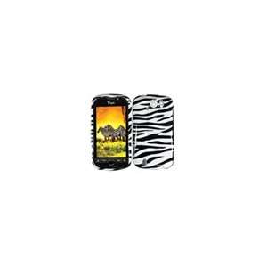 ) myTouch Slide(Doubleshot) Zebra Skin Cell Phone Snap on Cover 