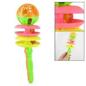   Jingle Hand Bell Stick Shakers Rattle Plastic Toy for Baby Baby