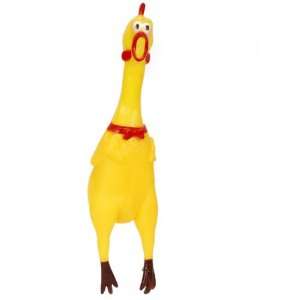  17 Inch Squeeze Shrilling Screaming Chicken Fun Toy Gift Toys & Games