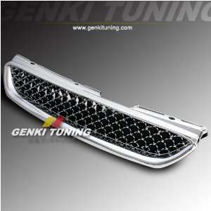   Door Type R ABS Front Hood Chrome Grill Grille 98 99 00 01 02 2Dr