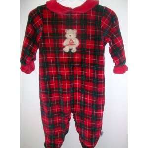 My First Christmas, Baby Girl 6 9 Months, Red Plaid, Winter Holiday 
