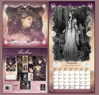   Victoria Frances Gothic 12 Month Wall Calendar With Free Poster  