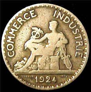 BON POUR 50 CENTIMES (1924)FRANCE COIN 5533  