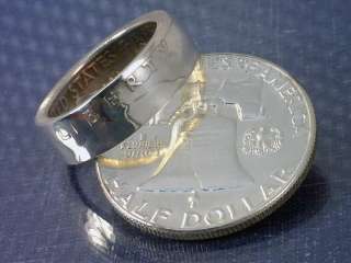 COIN RING))   U.S. Franklin Half Dollar   ((Select Year & Ring Size 