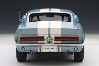Autoart Shelby Mustang GT500 1967 Blue White Stripes 118 72907 NIB 